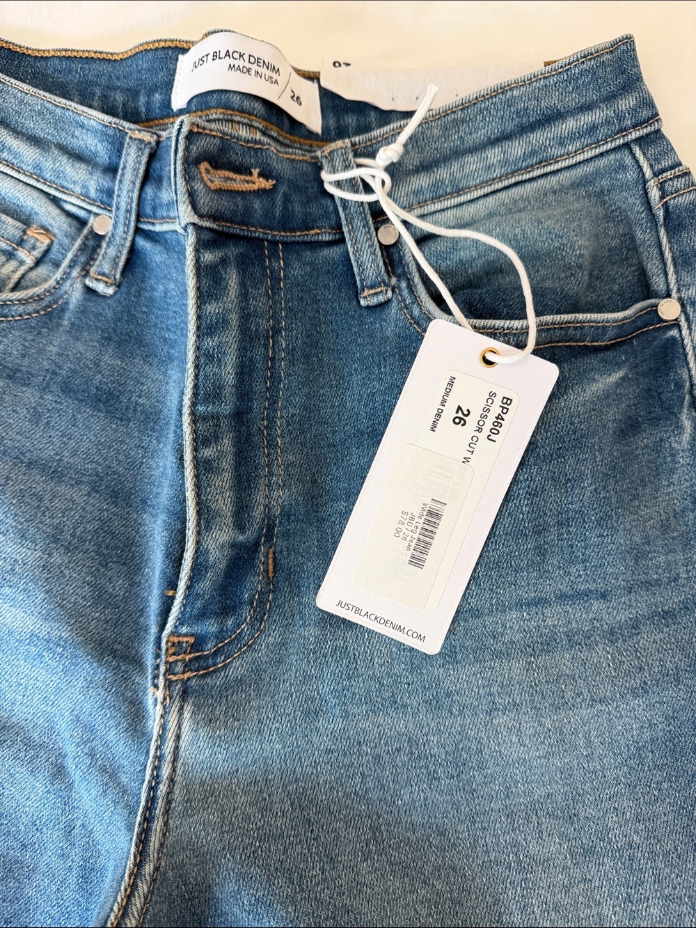 Just Black Light Blue Flared Jeans